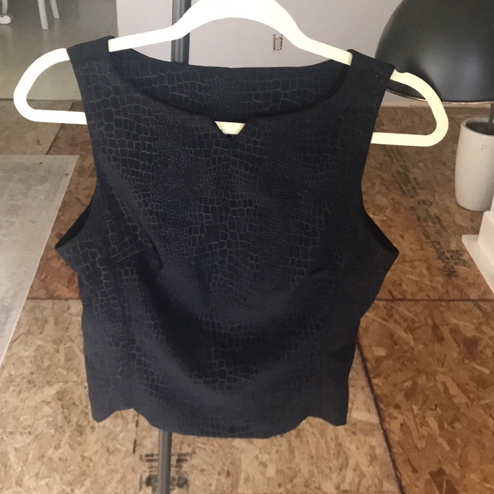 Rampage Midnight Black Sleeveless Blouse
